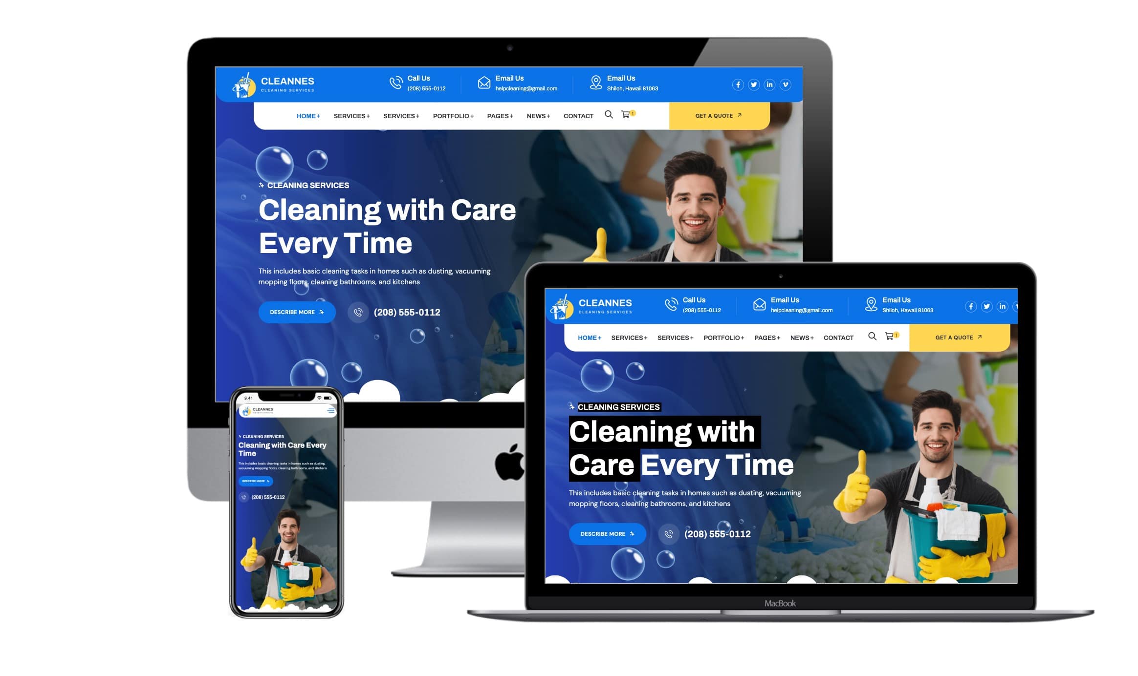 Cleaning-Company-website-design-kerala