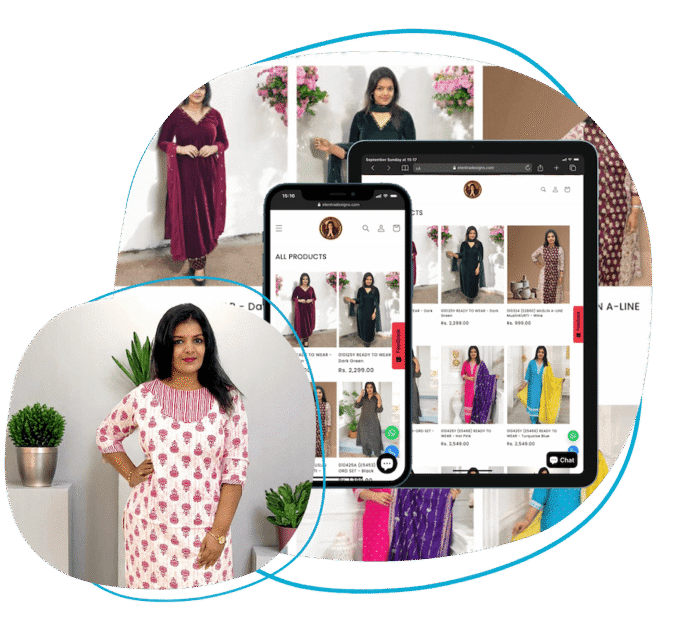 Elentra Designs Shopify case study showcasing fashion e-commerce growth