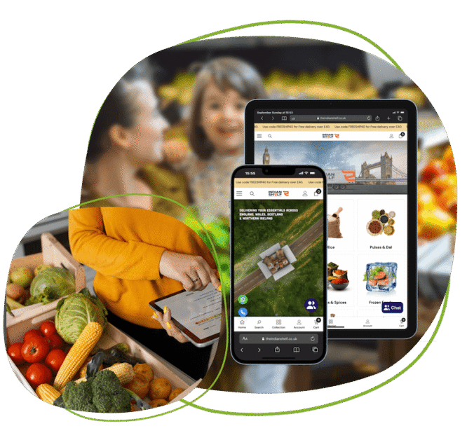 The Indian Shelf Shopify case study for UK Indian grocery store