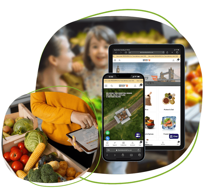 The Indian Shelf Shopify case study for UK Indian grocery store