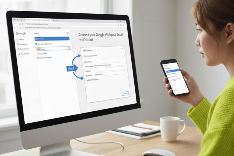 Connect Google Workspace Email to Outlook