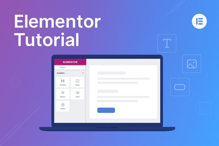 Elementor page builder tutorial