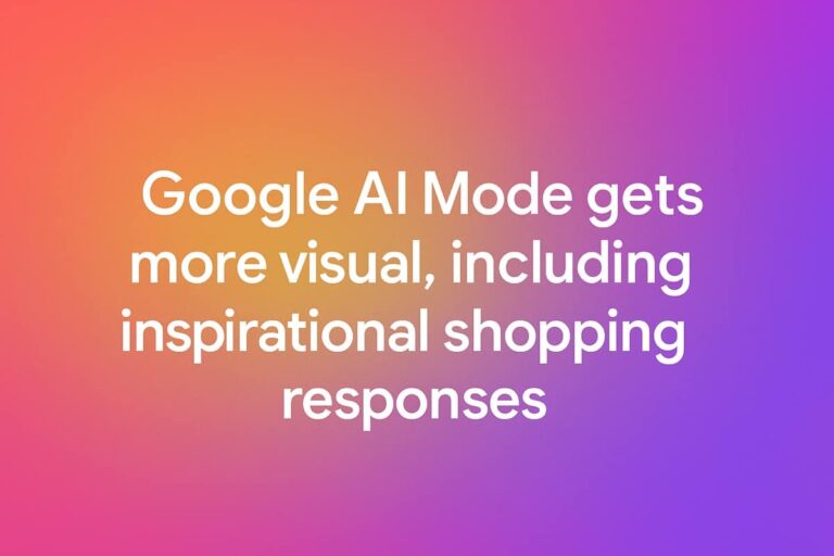 Google AI Mode adds visual shopping responses
